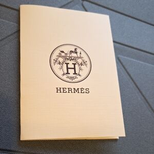 Hermès Cream Booklet Reciept Envelipe Holder